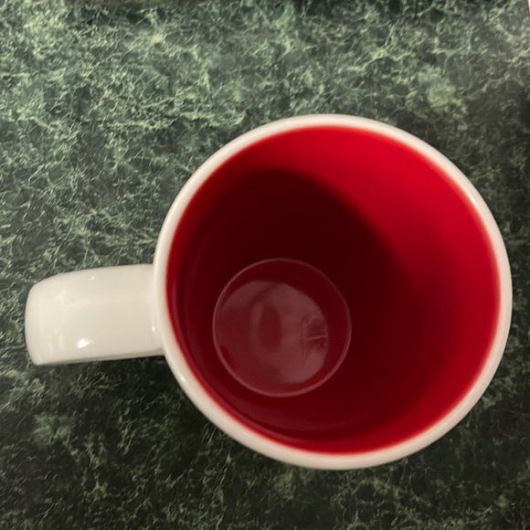 Tim Hortons #14 Limited Edition white mug with red interior - Picture 3 of 5